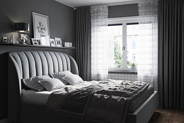 Scandinavian Interior // Bedroom