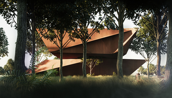Karlos Herflo - https://www.behance.net/gallery/38247151/Renders-F9-Contact-f9designgmailcom
this Pavilion is a conceptual design 
the visualization is inspirate a nature