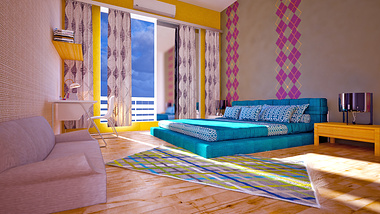 classic indian bedroom
