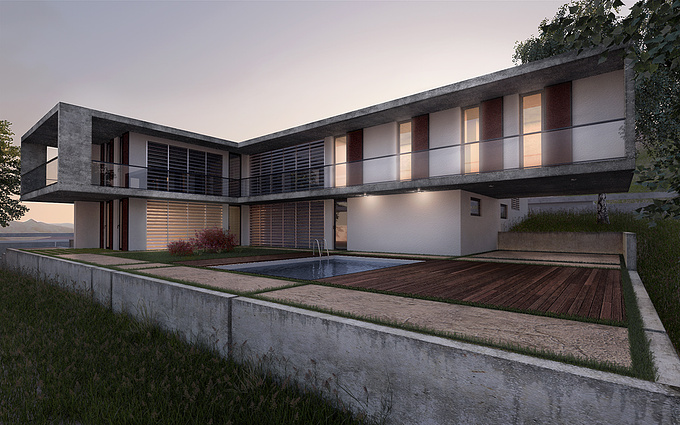  - http://
3D Studio Max + Vray + Photoshop for rendering. Modeling was done by my friend in Archicad.
