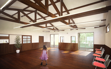 Wooden Structure Hall