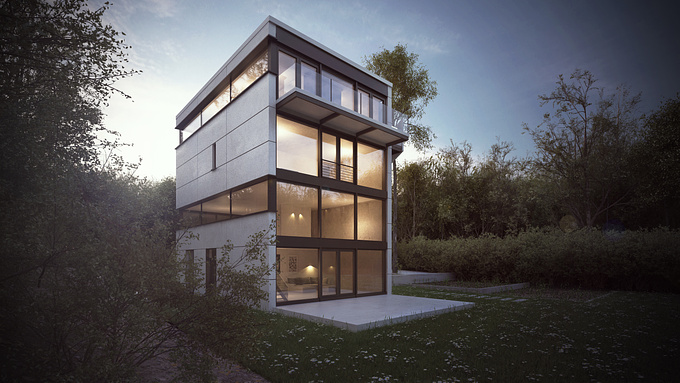 Wonder Vision - http://www.wonder-vision.com
3D Visualisation of 'House O'. We worked hard creating convincing natural CG surrounding to the building, whilst packing emotion and feeling into the visualisation.