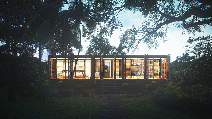 VicnguyenDesign - http://vicnguyendesign.org/
RILLHART HOUSE 02
LOCATION: MIAMI, FLORIDA 
Design: brillhartarchitecture 
CG cover: VicnguyenDesign 
Sw: 3dmax, corona, PS 
thanks all C&C