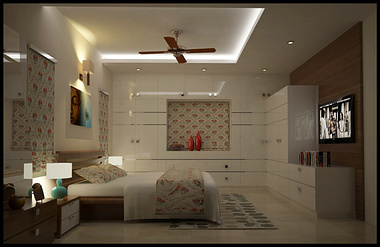 Bed room 3d