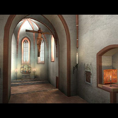 Reconstructed Gothic Chapel