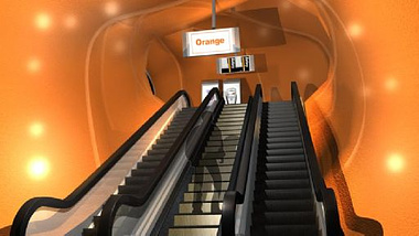 Orange Escalator