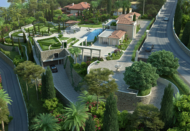 Villa near Cannes.