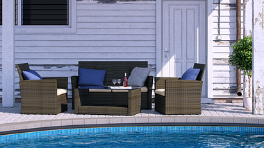 Rattan models createt with 3dmax