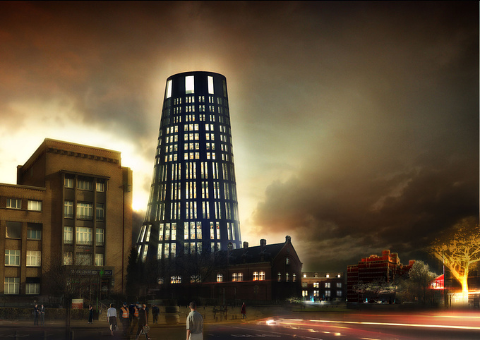 AJN
first price for tower contest in belgium.
client: ateliers jean Nouvel 2010