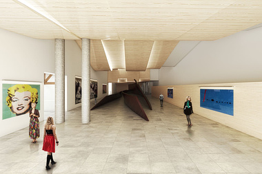 Guggenheim Helsinki competition - Interior 02