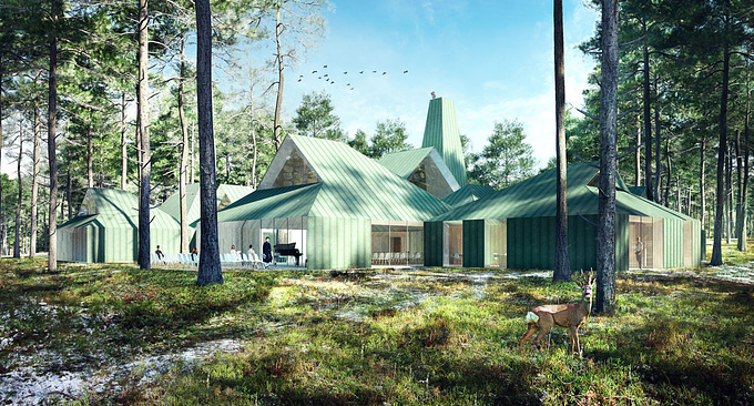 Architectural rendering - Berga&Gonzalez - http://renderingofarchitecture.com/architectural-renderings-arvo-part-centre
Architectural renderings for the Arvo Pärt Centre competition in Estonia
Check out our  for more info about this project