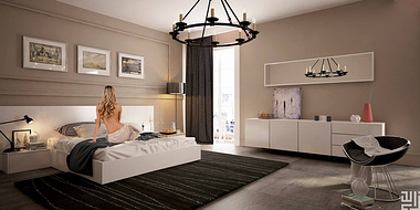 contemporary interior.....bed room....:)