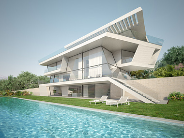 Architectural rendering Barcelona