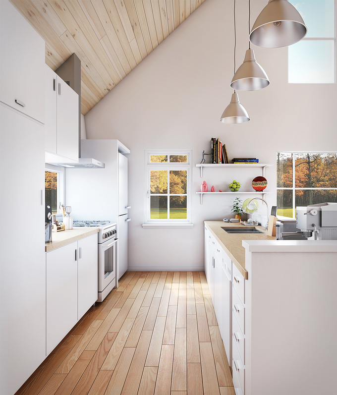 http://www.brunoartist.com
Personal work for my portfolio using a kitchen as the place to be, wanted a nice and warm, cozy place with a nice background. Hope you feel like getting in there and make something ;)

Softwares used 3dsmax, Vray and PS for post-processing.

Hope you like.