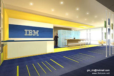IBM  reception area