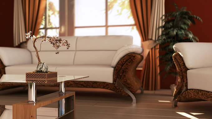 Texture, light, render by me with 3ds Max and v-ray render engine. Models thanks to Evermotion.