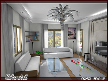Turkish Apartment Life Room in Soke City