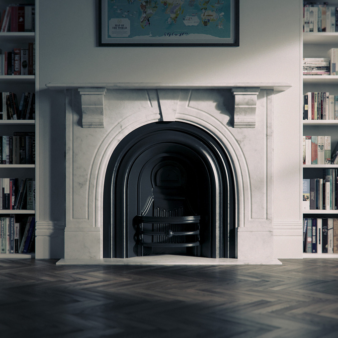 http://www.matthewcooke.org.uk
Made using Maya, V-Ray, Photoshop and after effects, utilising a fireplace model and a collection of books that I had recently made to sell on turbosquid. My intention was to try and make a photorealistic interior render. It was also an attempt to finesse my V-Ray dome light/hdri rig.