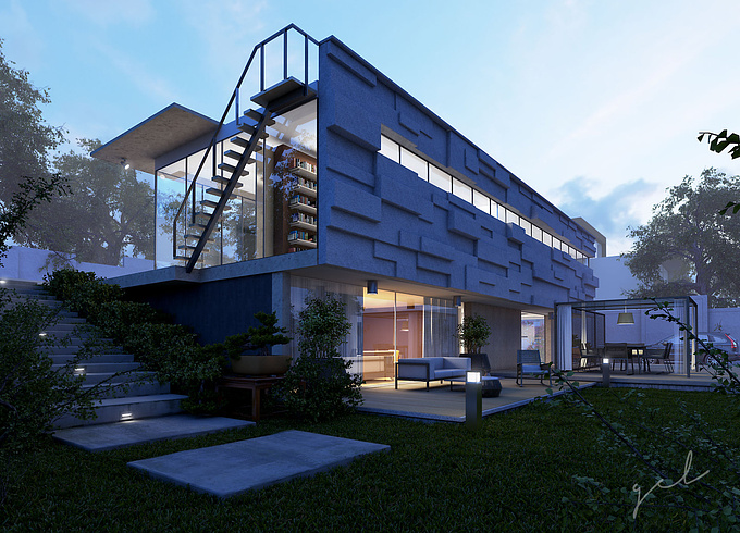 My First post for this site. I made this during holidays.A personal work. Thanks Cg Architect and more power!