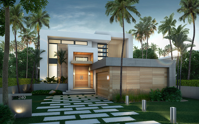CGSketch - http://www.cgsketch.com
Another modern home in a trendy area of Miami Beach