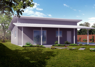Small Home Render, Tin Can Bay, Queensland