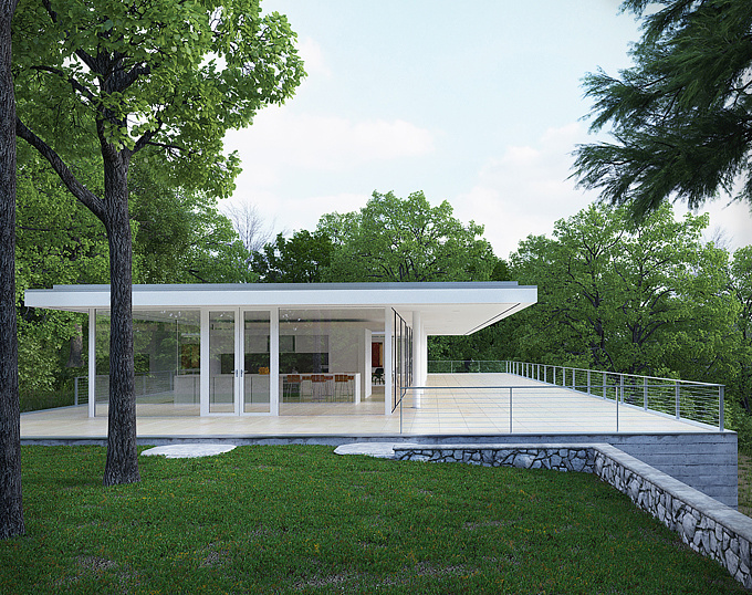 Kazbekio - http://www.facebook.com/kazbekio
This is a personal work inspired by Olnick Spanu House by Campo Baeza Arquitects.