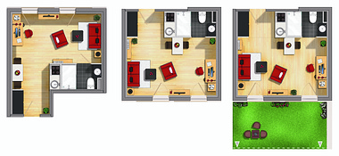 Floor plan 2d renderin