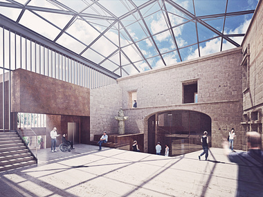 Competition archaeological museum Ourense. Spain