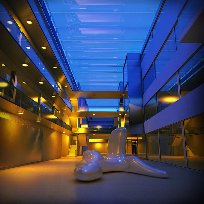  - http://https://plus.google.com/photos/104065033582063290928/albums/6130346395208875441
This atrium night shot render was part of series of images produced for a client, a while back. 

3ds max and mental ray were used to render the scene. In post-production, I've used Photoshop and render elements to finalize the shot.

I hope you like it.

Regards

J

http://jamiecardoso-mentalray.blogspot.co.uk/2015/11/3d-photorealistic-rendering-interiors.html