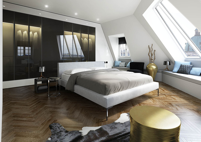 pixcellent - http://www.pixcellent.ch
Hello, this is my latest work the masterbedroom of a luxury penthouse in the heart of vienna

done with 3dmax2012, vray and some postwork with photoshop

hope you like it

greets
philipp


nightshot:



and with a view:
