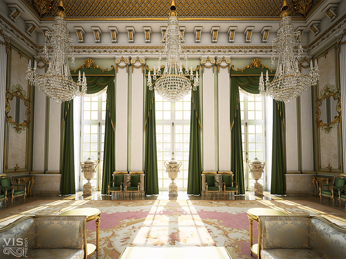 VisCorbel - 
 VisCorbel
 
 
 3Ds Max, vray, Photoshop

 

Personal work, all models made by me.
An interior inspired by the luxury of European palaces. 





