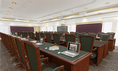Meeting Hall with double table!
