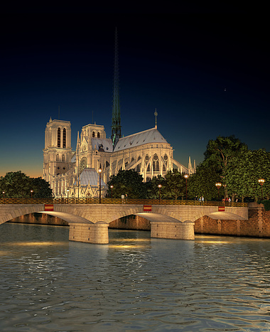Notre Dame Cathedral in 3D