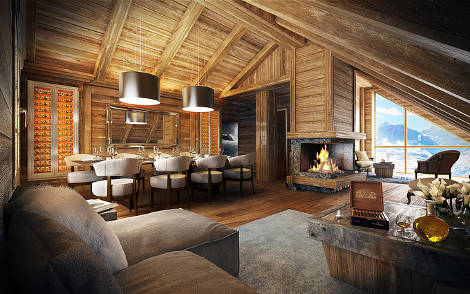 HARDOUIN 3D
luxury chalet in French Alpes