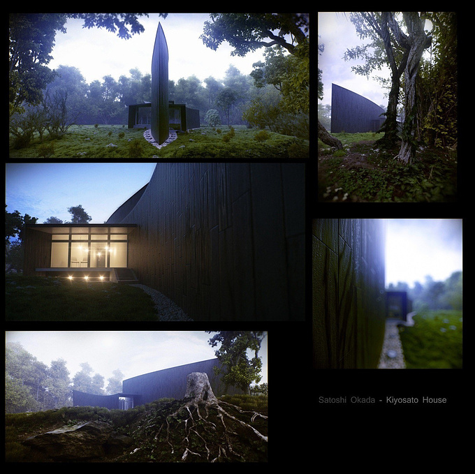 Green Elephant Studio - 
 Green Elephant Studio
 
 
 3ds Max, Vray,  photoshop

 

Here is my latest personal work, the Kiyosato House by Satoshi Okada. Done in max, vray and Ps. Some hero plants modelled by my talented friend Daniel Soos. In some places the original design has been changed( mostly the environment) to make the scene more interesting. The project took about 2 months. I hope you like it!







