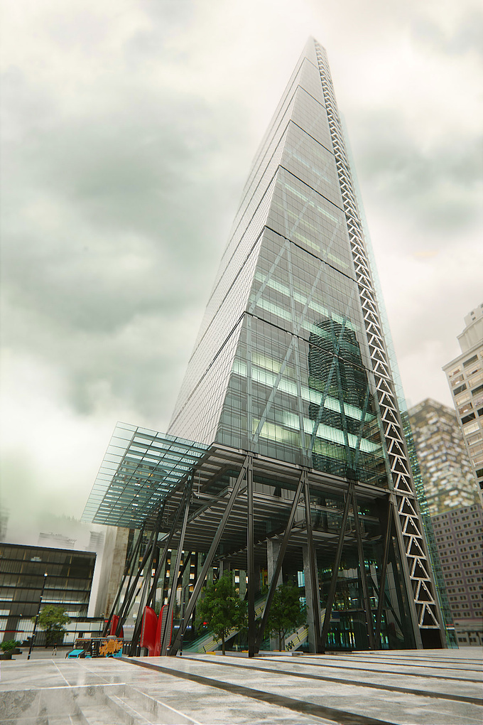 Modélisation du célèbre Leadenhall Building de Londres dans le cadre d’un film d’animation immersif d’une agence de communication anglaise.
