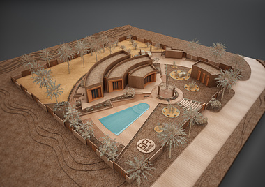 Concept design villa in UAE (Fujairah)
