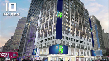 3D Signage Concept - 10 Times Square