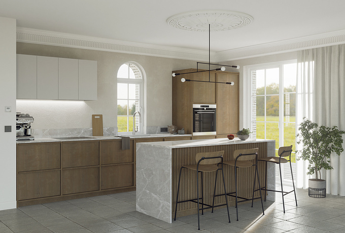Where Imagination Meets Functionality: Our Kitchen Renderings