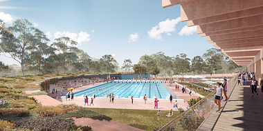 Aquatic centre, Parramatta, AU