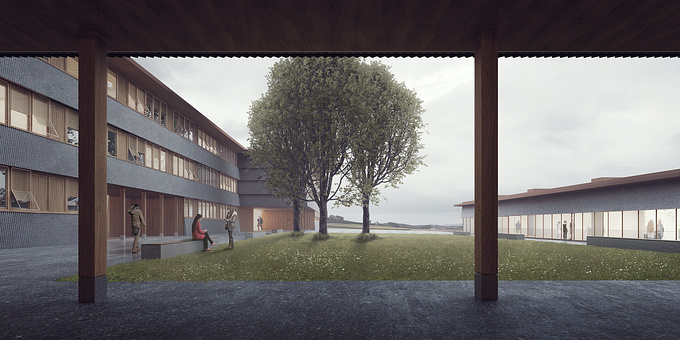 School in Cugy, Fribourg, Switzerland, 2017.
Competition Project for bunq architectes.
Soft used: Blender/ Cycles/ Photoshop

Created by 3DM