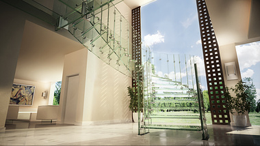 Helical glass stair project, Siller Stairs