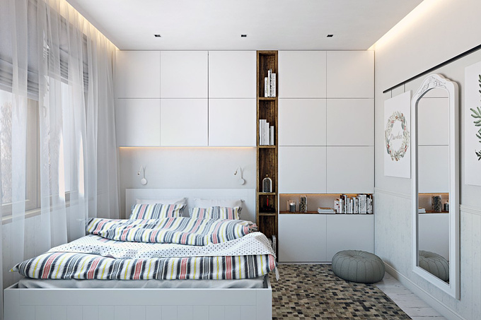 archicgi - http://archicgi.com/
Smart and stylish bedroom photorealistic 3D rendering.