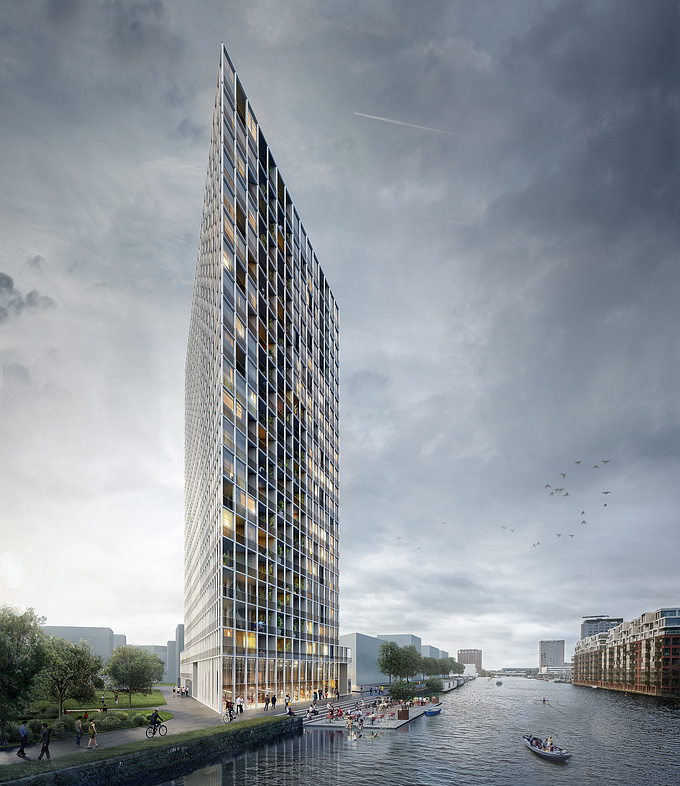 Visualization for E2A's competition entry for the Amstelkwartier Kavel 5.