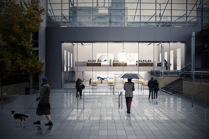 Concept for an Apple store in Florence IT