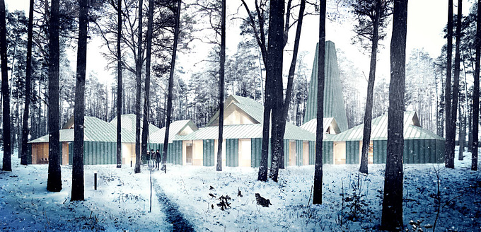Architectural rendering - Berga&Gonzalez - http://renderingofarchitecture.com/architectural-renderings-arvo-part-centre
Architectural renderings for the Arvo Pärt Centre competition in Estonia
Check out our  for more info about this project