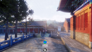 VR of old chinese buiding.made by Unreal Engine