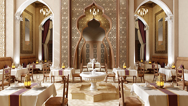 luxury hotel restaurant in UAE