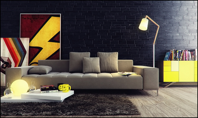 My last project,sofa vizualization!