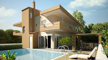 Residence with pool